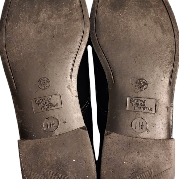 Gateway Formal Black Patent Tuxedo Footwear - Sz. 11.5 - Picture 6 of 7